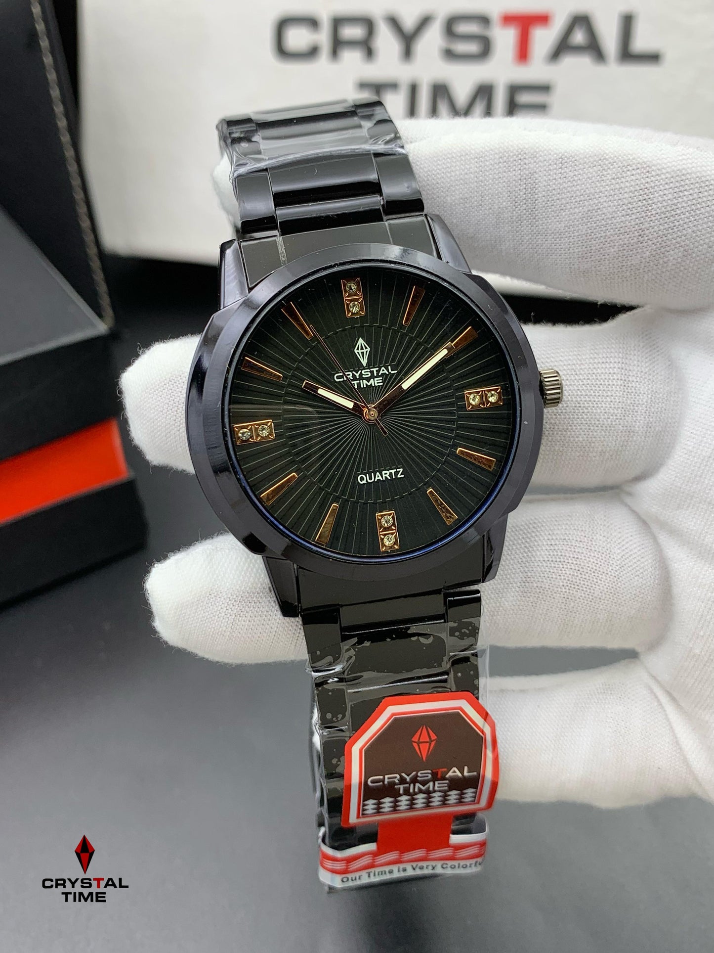 CT‑2 Premium Stainless‑Steel Analogue Watch