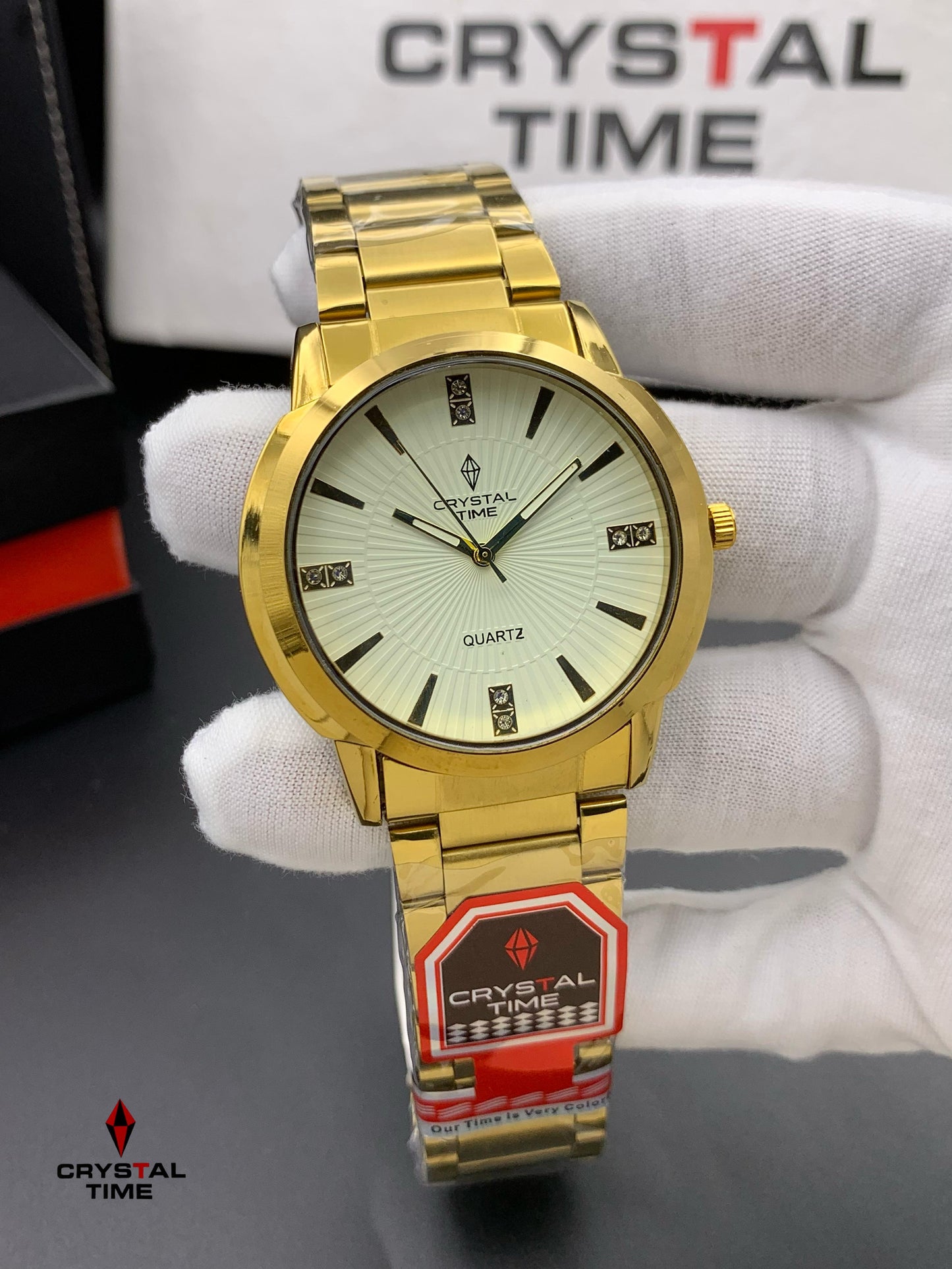 CT‑2 Premium Stainless‑Steel Analogue Watch 