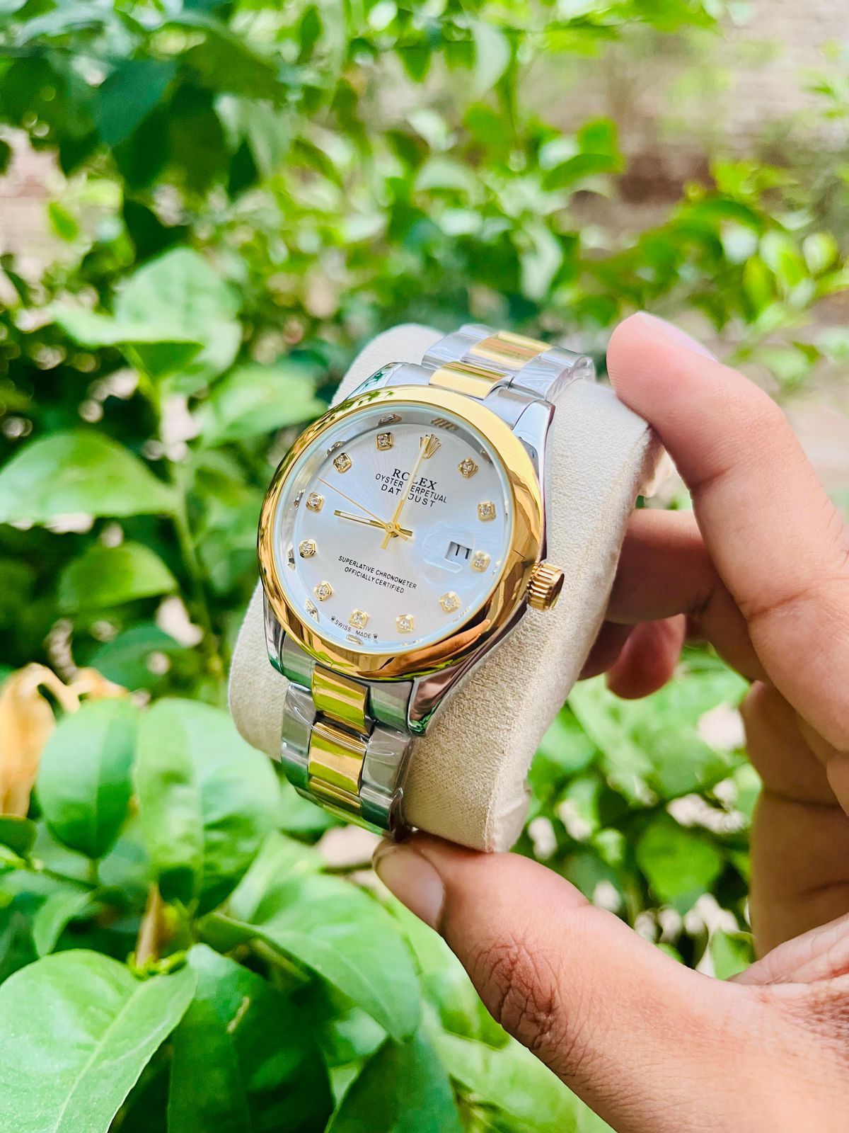 RLX 2 Tone Stylish Watch