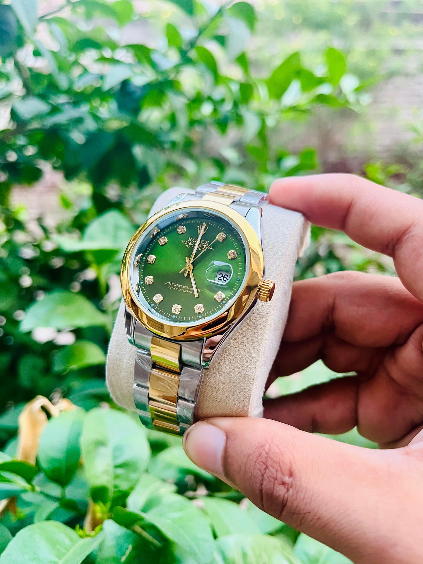 RLX 2 Tone Stylish Watch